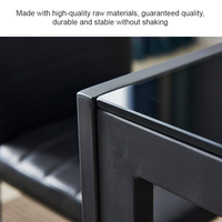 Table à manger rectangulaire en verre trempé de luxe, best-seller, écologique, durable, mobilier contemporain pour la maison, l'école et l'atelier