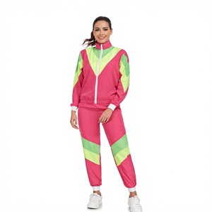 Survêtement coupe-vent personnalisé pour femme, style rétro hip-hop, respirant, écologique, grandes tailles, hiver, en nylon - Product Image 1