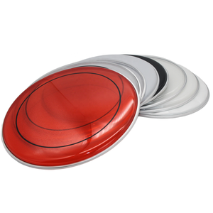 Vendita calda su misura doppia <span class=keywords><strong>pelle</strong></span> grassa trasparente Drumhead adatto varie dimensioni rullante piano Tom Bass Mesh Drum testine Pack <span class=keywords><strong>pelle</strong></span> - Product Image 2