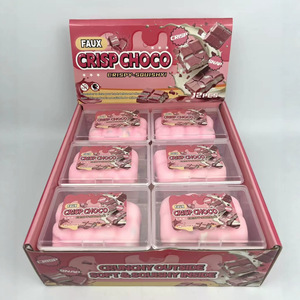 Jouets créatifs à texture croustillante, jouets amusants en forme de chocolat, jouets à presser et à rebondir pour soulager le stress - Product Image 1