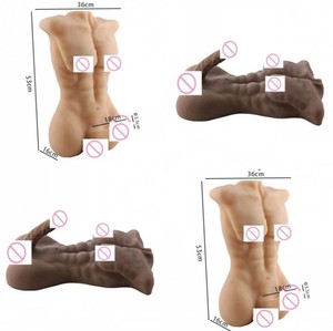 Serie Love Brother Prodotti per Adulti Bambola Realistica Maschile in TPR a Doppio Uso (Colore Pelle/Caffè) per Masturbazione Maschile e Femminile - Product Image 2