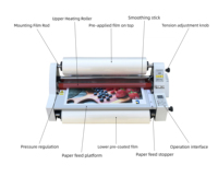Machine à plastifier 450MM A2 plastifieuse nouvelle condition pour l'impression d'autocollants Uv Dtf