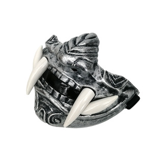 ฮาโลวีนหน้ากากญี่ปุ่น Latex ครึ่งหน้าปีศาจคอสเพลย์เครื่องแต่งกายหน้ากากอัดลมสําหรับชายเด็ก - Product Image 5