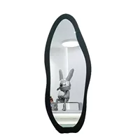 Miroir en bois Alien Wholesale, décoration de salon, design personnalisé, miroir de sol pour chambre à coucher, miroir de corps entier pour magasin de vêtements