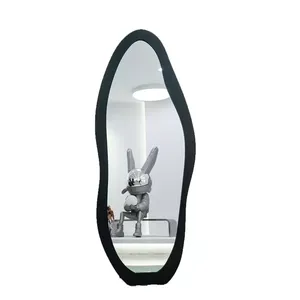<span class=keywords><strong>Specchio</strong></span> <span class=keywords><strong>in</strong></span> <span class=keywords><strong>Legno</strong></span> Alien per Decorazione Soggiorno, Design Personalizzato, <span class=keywords><strong>Specchio</strong></span> da Terra per Camera da Letto, <span class=keywords><strong>Specchio</strong></span> a Figura Intera per Negozi di Abbigliamento - Product Image 5