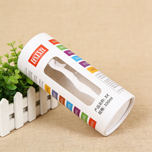 Wholesale Custom Printed Kraft Paper Cylinder <b>Box</b> With Transparent PVC Window Luxury <b>Round</b> Tube For Retail Display - Product Image 3