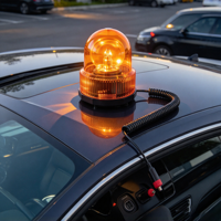 Feux de signalisation à LED ambre, clignotants rotatifs, lampe de signalisation à flash unique pour la sécurité routière