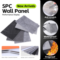 Nouvelles idées de produits : Panneau mural en composite pierre-plastique, panneau mural SPC, panneau mural décoratif en marbre pour salon
