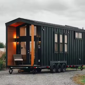 Casa Móvil Pequeña de Construcción Rápida sobre Ruedas, Casa Rodante de Acero Ligero de 20 pies/40 pies, Color Personalizado, Uso como Oficina - Product Image 6