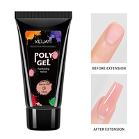 PRO Hema gratuit ingrédient sûr extension rapide Gel constructeur laiteux rose construction ongles Apex acrylique Poly Gel pour ongles 15ml