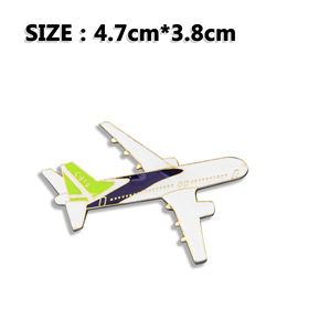 Tendencia personalizada insignia de aviación luchador metal avión broche helicóptero esmalte pin caso - Product Image 5