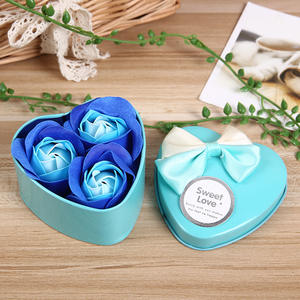 Boîte à roses en fer forgé pour mariage, savon en forme de fleur, cadeau d'anniversaire, cadeau d'amour, boîte à bijoux créative, cadeau pour événement - Product Image 4