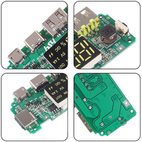 LED double USB 5V 2.4A Micro/type-c USB Mobile Power Bank 18650 Module de charge batterie au Lithium chargeur carte Protection de Circuit