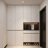 Meuble de rangement à chaussures en bois SLS, style moderne et minimaliste, pour la maison, le salon, l'entrée, l'escalier, les meubles d'extérieur
