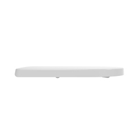 SU051 Couvercle de siège de toilette mural en Duroplast UF avec charnières à fermeture douce et silencieuse, design moderne, forme ronde