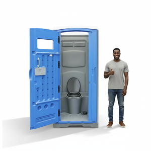 Toilettes portables modernes en panneaux de plastique HDPE, toilettes sèches extérieures avec design graphique, article de vente chinois <span class=keywords><strong>pour</strong></span> salles de bain - Product Image 4