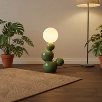 Lampe de table électrique LED en céramique au design moderne, avec abat-jour en forme de rhinocéros et douille G9, pour la décoration intérieure