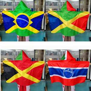 Флаги из полиэстера с индивидуальной печатью для промоакций Кубка мира 2026 года — национальные флаги Бразилии и Аргентины (Южная Америка) - Product Image 3
