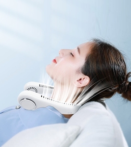 Ventilador de Mano Portátil, Mini Ventilador sin Aspas, Ventilador USB para Colgar en el Cuello, Funciona con Batería, para Uso en Exteriores - Product Image 5