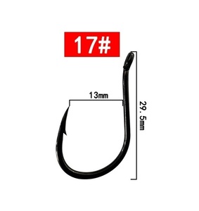 Hameçons métalliques robustes pour la pêche en mer au bar et à la truite, accessoires de pêche en bateau pour la pêche en rivière au requin, au sturgeon et au thon - Product Image 6