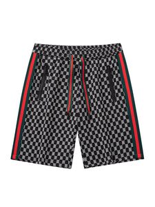 Pantaloncini <span class=keywords><strong>Bermuda</strong></span> Sportivi Casual da <span class=keywords><strong>Uomo</strong></span>, di Marca, a Metà Coscia, in Maglia Jacquard, con Elastico in Vita, Tinta Unita, 100% Poliestere, di Tendenza - Product Image 6