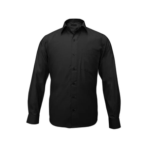 Most Selling Men's Summer Solid Poly Cotton Woven <b>Shirt</b> with Classic Collar Custom Logo Competitive Price from Bangladesh - Product Image 2
