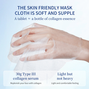 Mascarilla facial de hidrogel de colágeno profundo de etiqueta privada OEM antiarrugas mascarilla hidratante para el cuidado de la piel durante la noche - Product Image 5