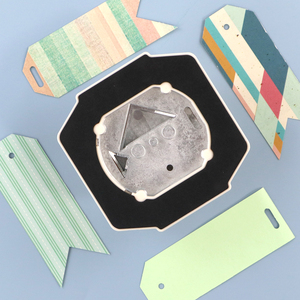 Tùy chỉnh Craft tag Punch đa giấy đấm 4 trong 1 lỗ puncher góc Cutter cho giấy làm scrapbooking DIY (4 hình dạng) - Product Image 5