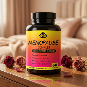 Cápsulas Herbales para la Menopausia OEM para Mujeres Adultas - Equilibrio Hormonal y Alivio de la Menopausia, Promueven la Digestión y la Energía, 60 Unidades - Product Image 4