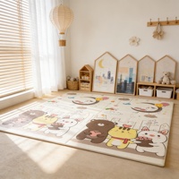 Tapis de jeu pliable épais pour bébé en mousse XPE, imperméable, pour ramper, pour enfants et nourrissons, tapis de jeu sécurisé pour le sol, pour usage domestique