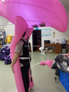 Costume de <span class=keywords><strong>flamant</strong></span> de marche <span class=keywords><strong>gonflable</strong></span> à LED pour le carnaval - Product Image 3