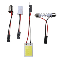 COB 18SMD 24SMD 36SMD 48SMD Weiße T10 W5w Auto-LED-Positionsleuchte Kennzeichenbeleuchtung Innenraumleselampe Kofferraum Soffittenlampe