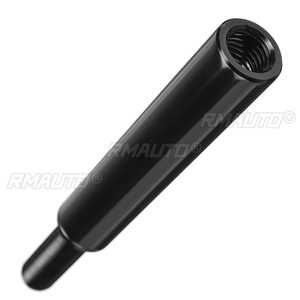 3 Inch Aluminum Black <b>Shift</b> <b>Knob</b> Extender Gear Stick Extension M10X1.5 M12X1.25 - Product Image 3