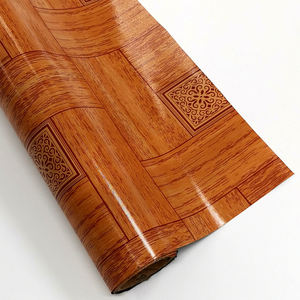 Revêtement de sol en vinyle PVC laminé, rouleau de linoléum, tapis en feuille, éponge, chêne anthracite, noir et blanc - Product Image 1