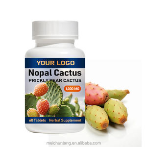 Comprimés de Nopal (Cactus) OEM ODM, Extrait de Figue de Barbarie, Complément Naturel pour la Santé Digestive et le Soutien Antioxydant chez l'Adulte - Product Image 1