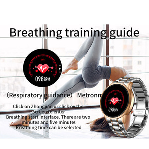 2022 thời trang không thấm nước tập thể dục Tracker Smartwatch cho nam giới phụ nữ Android IOS điện thoại tương thích Heart Rate Sport Monitor Alarm - Product Image 5