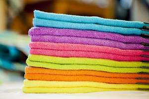 Chiffons de nettoyage en microfibre colorés en gros, serviettes en microfibre 40 cm, lingettes personnalisées pour voitures, mouchoirs - Product Image 2