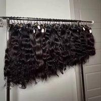 Lots de Cheveux Humains Bouclés Birmans Naturels, Ondulés, Cuticules Alignées, 100% Vierge Remy pour Coiffures Protectrices