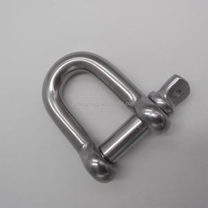 ราคาถูก โซ่ยึดสมอเรือ SS304 SS316 แบบยุโรป ชนิด <span class=keywords><strong>Dee</strong></span> Shackle  โซ่ยึดรูปตัว D สำหรับงานหนัก ทำจากสแตนเลส - Product Image 1