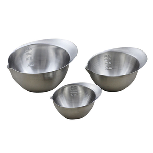 DFU193 8-10 Bol de cuisson en acier inoxydable, petit bol pour bébé, pour aliments à la vapeur, œufs, viande, soupe, salade, avec guide de préparation pour assaisonnements - Product Image 5