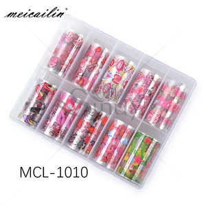 Pegatinas Nail Art con <span class=keywords><strong>flores</strong></span> para el Día <span class=keywords><strong>de</strong></span> San Valentín, lámina <span class=keywords><strong>de</strong></span> transferencia para niña - Product Image 3