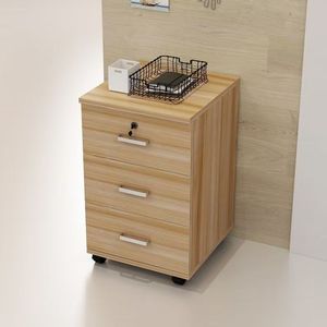 Équipement de poste de travail de bureau, armoire à dossiers mobile verticale à 3 tiroirs sous le bureau - Product Image 3