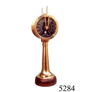 Telémetro decorativo náutico de madera de latón, telémetro de calidad prémium con Base - Product Image 6