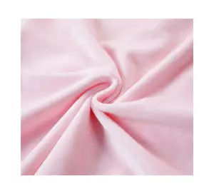 공장 사용자 정의 새로운 패션 100% 폴리 에스터 핑크 크리스탈 울 슈퍼 부드러운 컴포트 패브릭 의류
