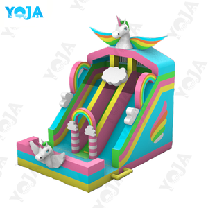Thương mại trong nhà Unicorn Bounce House Kids 'sân chơi ngoài trời Jumper trượt nước <span class=keywords><strong>Inflatable</strong></span> lâu đài bouncy - Product Image 2