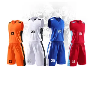 Jersey seragam basket set lengkap, seragam basket tim kuliah warna abu-abu merah tua emas ungu