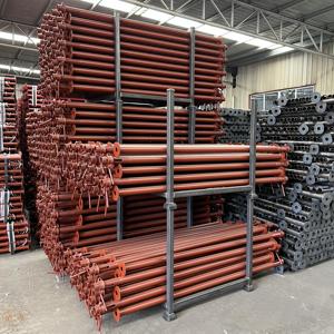 Étai réglable en acier galvanisé ou enduit de poudre d'échafaudage pour le système d'échafaudage - Product Image 1