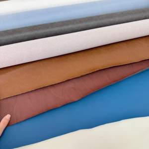 Adhesivo de PVC y PU de cuatro lados, impermeable, ecológico, lámina de cuero de microfibra para modificación del interior del <span class=keywords><strong>coche</strong></span>, para tapicería automotriz. - Product Image 2