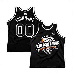 Rétro maille maillots personnalisés séchage rapide collège formation respirant uniformes de basket-ball unisexe - Product Image 1