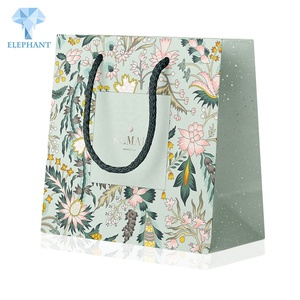 Custom Personalized Logo Cheap Die Cut Biodegradable Reusable Retail Brand Paper Bag Print - Product Image 5
